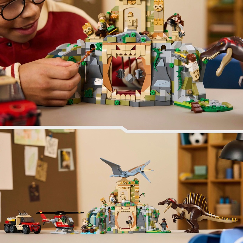 LEGO Jurassic World 76976 Spinosaurus & Quetzalcoatlus Air Mission Set 6 LEGO Jurassic World 76976 Spinosaurus & Quetzalcoatlus Air Mission Set