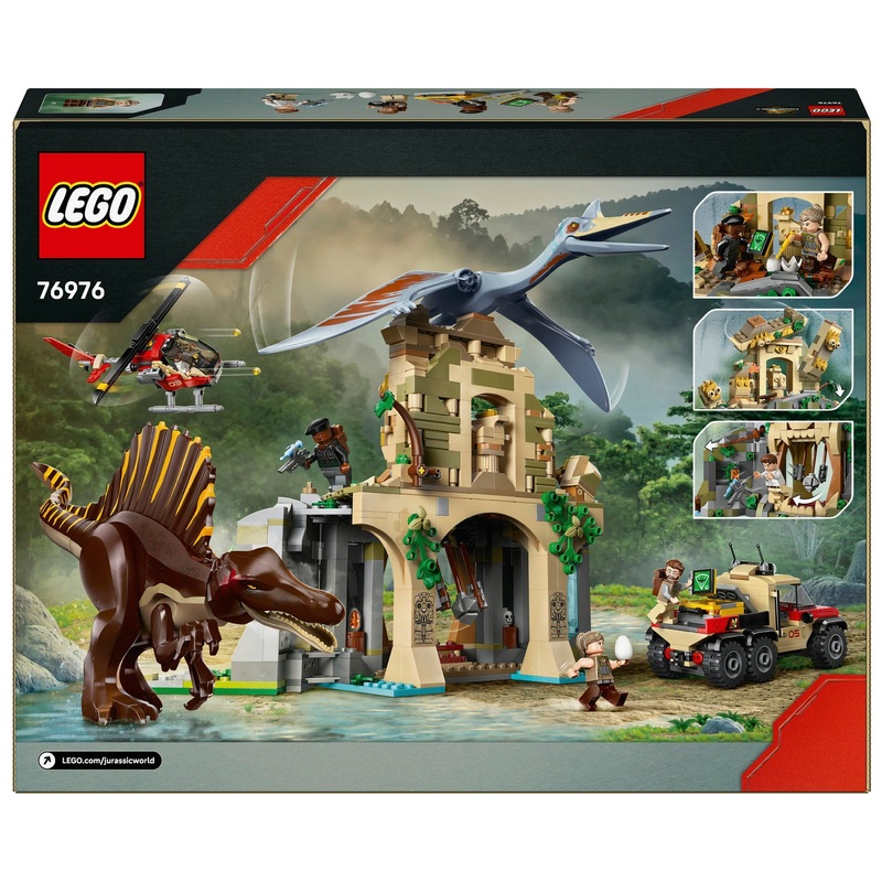 LEGO Jurassic World 76976 Spinosaurus & Quetzalcoatlus Air Mission Set 8 LEGO Jurassic World 76976 Spinosaurus & Quetzalcoatlus Air Mission Set