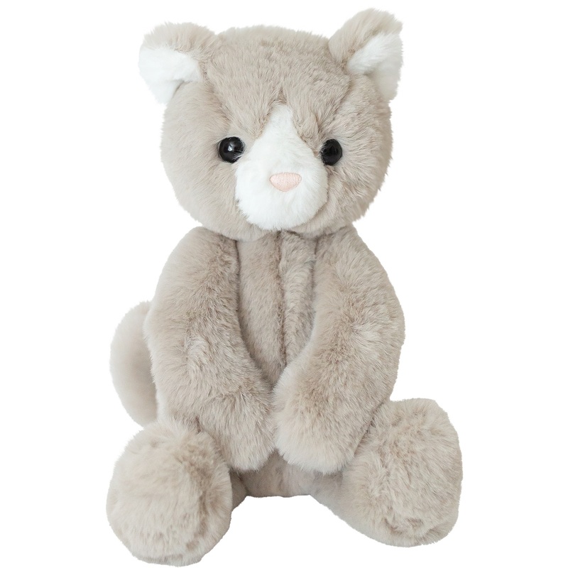 World's Softest Plush Karing the Grey Cat Soft Toy 25cm