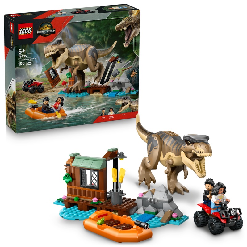 LEGO Jurassic World 76975 T. Rex River Escape Set