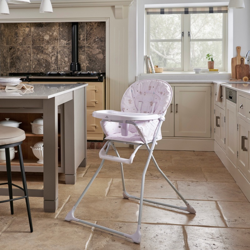 Babylo Snack Hi Compact Folding High Chair Bears