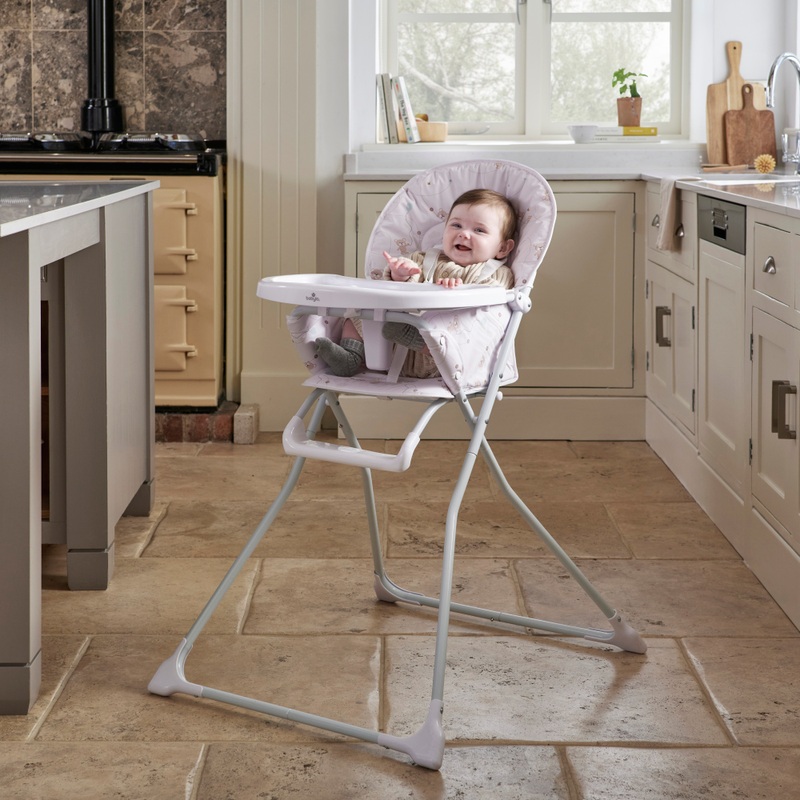 Babylo Snack Hi Compact Folding High Chair Bears