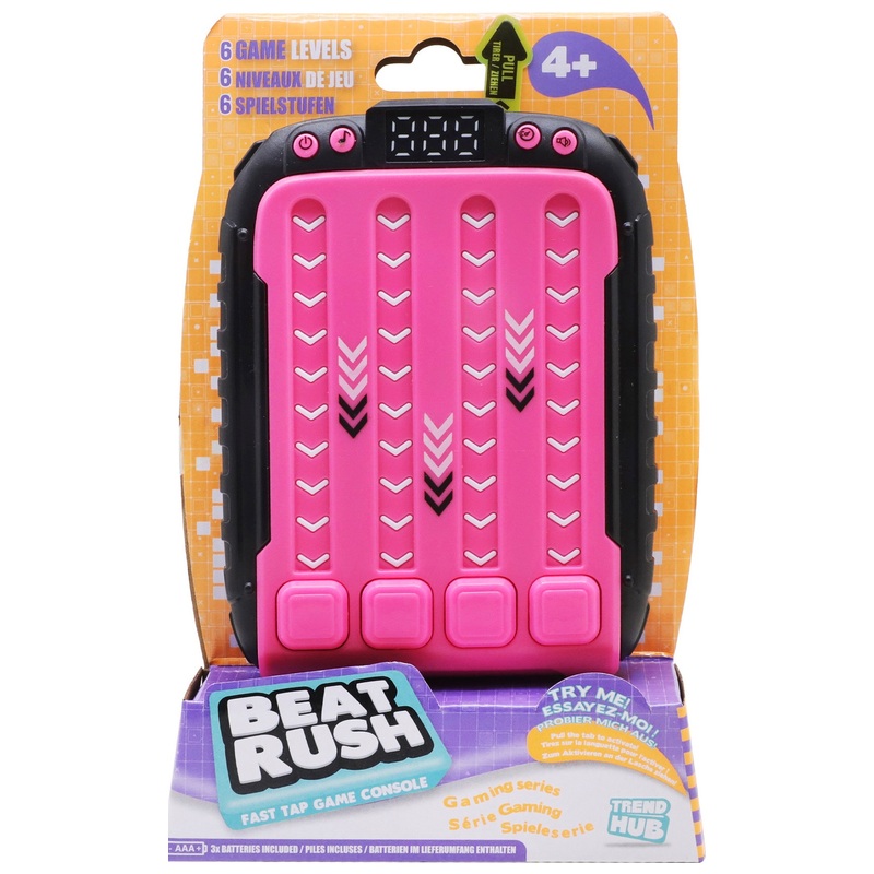 Trend Hub Beat Rush Tapping Game Pink