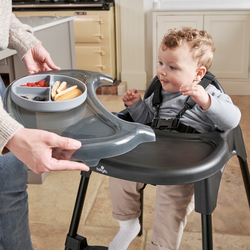 Babylo Eatin' Mess Convertible High Chair Black 5 Babylo Eatin' Mess Convertible High Chair Black