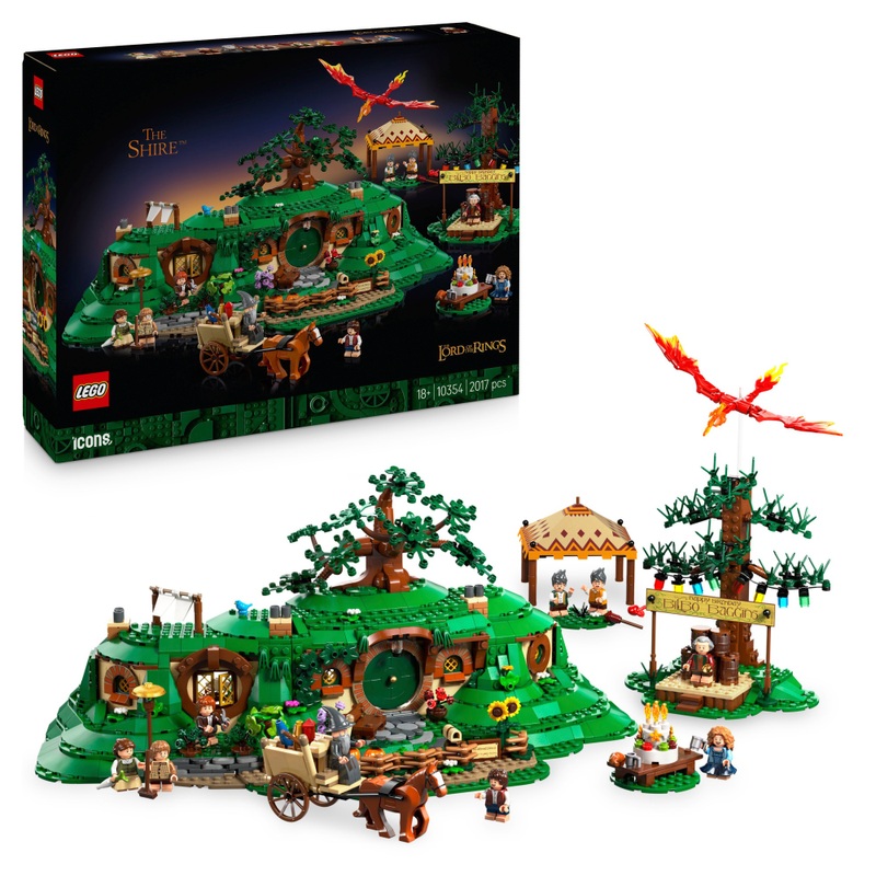 LEGO Icons 10354 The Lord of the Rings: The Shire Set for Adults