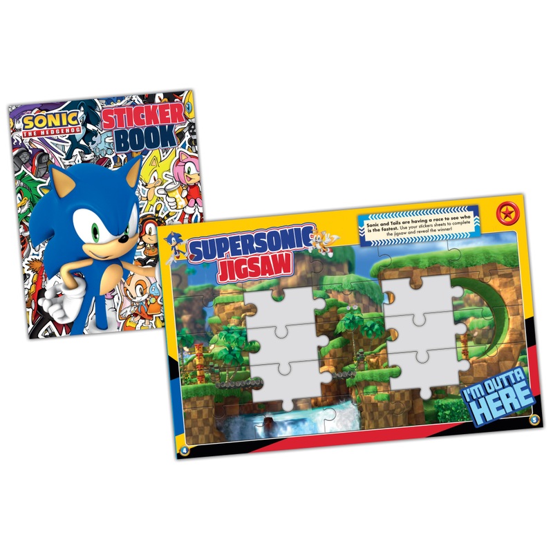 Sonic the Hedgehog Activity and Colouring Book Set with Tin 5 Sonic the Hedgehog Activity and Colouring Book Set with Tin