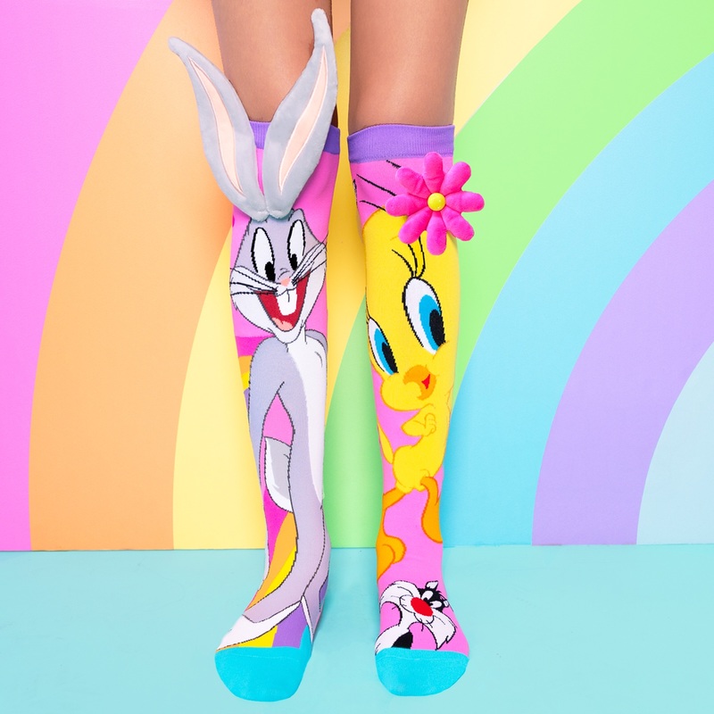 MadMia Socks Tweety and Bugs Bunny