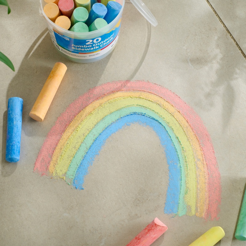 Crafty Co. Jumbo Playground Chalk 20 Piece Set 2 Crafty Co. Jumbo Playground Chalk 20 Piece Set