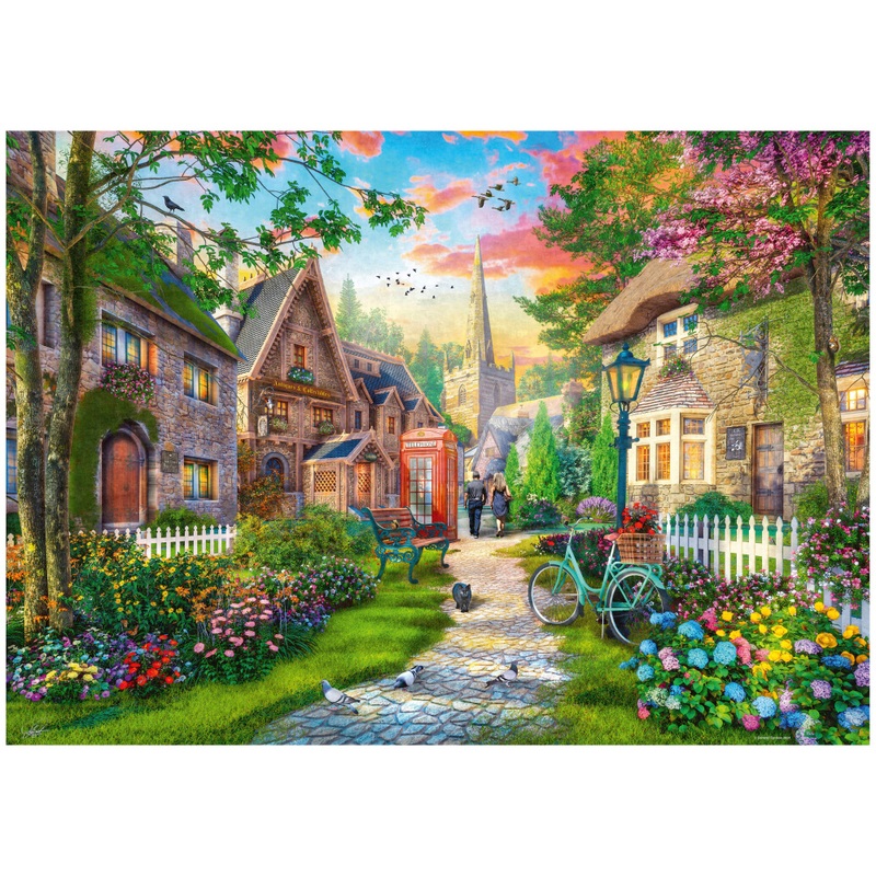 Ravensburger Jigsaw Puzzle 1000 Pieces Down The Lane: No.4 Church Lane