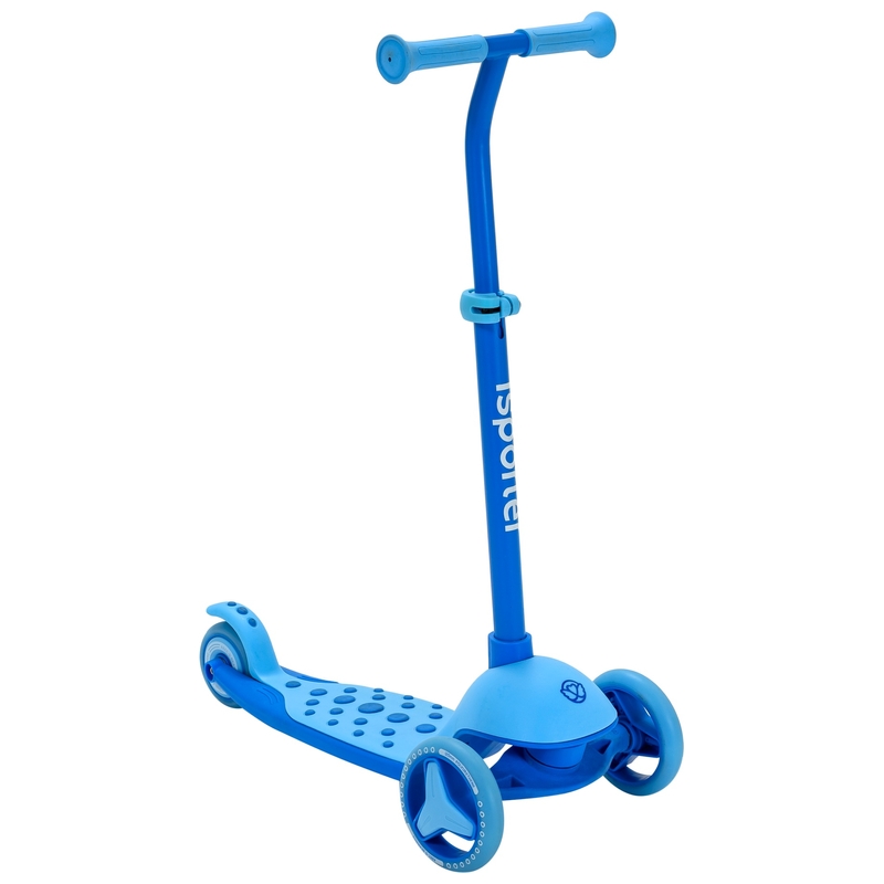 iSporter Mini LED 3 Wheel Scooter Blue