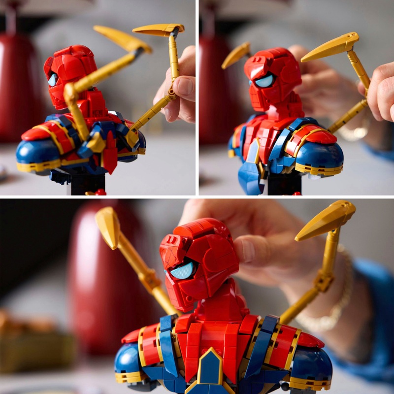 LEGO Marvel 76326 Iron Spider-Man Bust Set for Adults 4 LEGO Marvel 76326 Iron Spider-Man Bust Set for Adults