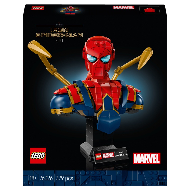 LEGO Marvel 76326 Iron Spider-Man Bust Set for Adults 7 LEGO Marvel 76326 Iron Spider-Man Bust Set for Adults