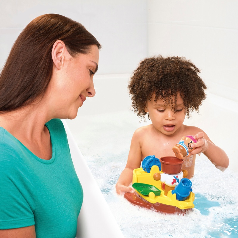 TOMY Toomies Pirate Ship Bath Toy 3 TOMY Toomies Pirate Ship Bath Toy