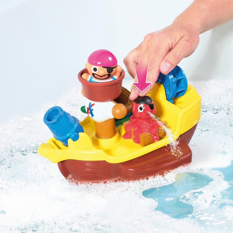TOMY Toomies Pirate Ship Bath Toy 4 TOMY Toomies Pirate Ship Bath Toy