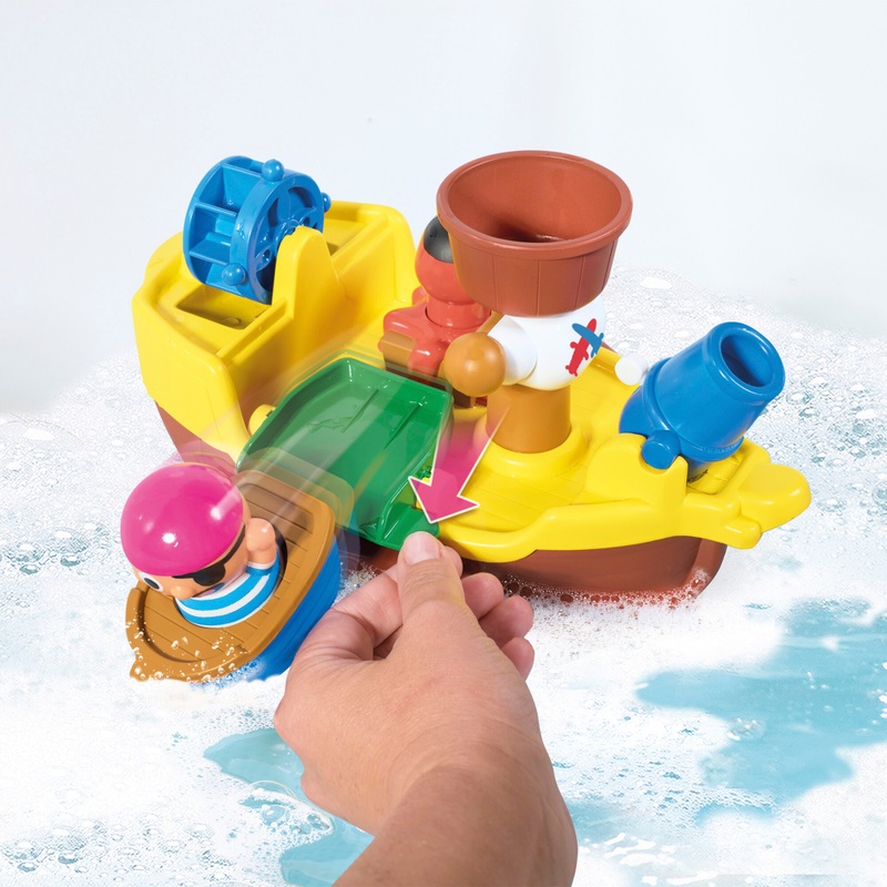 TOMY Toomies Pirate Ship Bath Toy 5 TOMY Toomies Pirate Ship Bath Toy