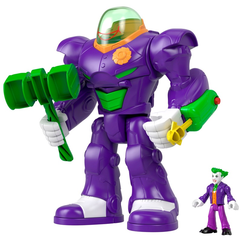 Fisher-Price Imaginext DC Super Friends Metal Force Set Joker Hammer Mech