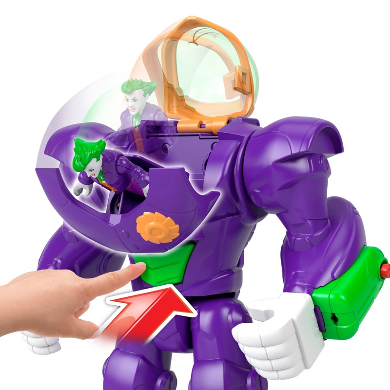 Fisher-Price Imaginext DC Super Friends Metal Force Set Joker Hammer Mech 4 Fisher-Price Imaginext DC Super Friends Metal Force Set Joker Hammer Mech