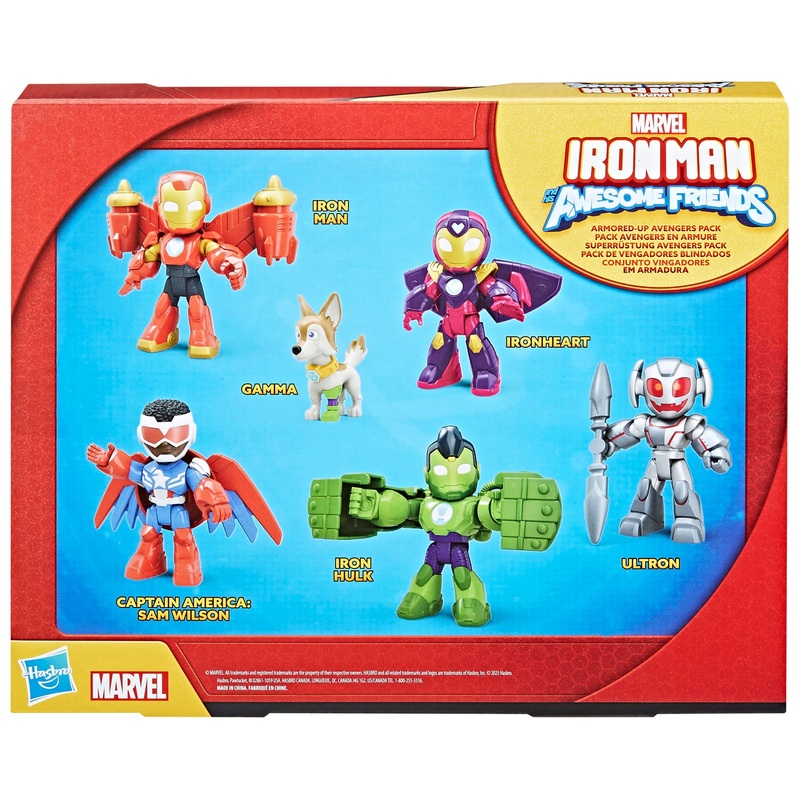 Marvel Iron Man and his Awesome Friends Armored-Up Avengers Pack 3 Marvel Iron Man and his Awesome Friends Armored-Up Avengers Pack
