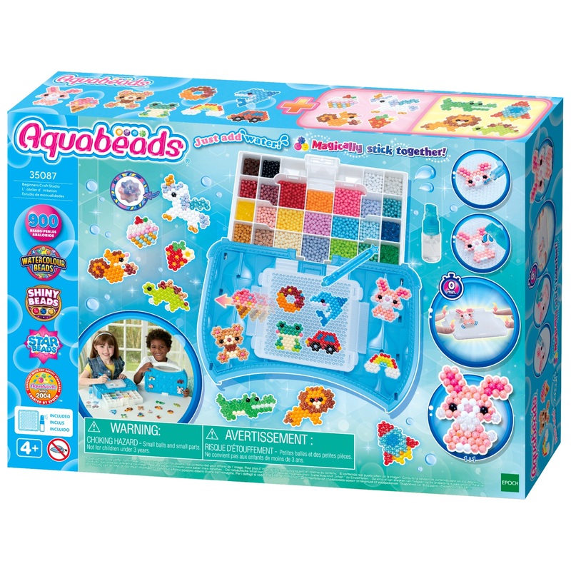 Aquabeads Beginners Craft Studio Set with 900 Beads