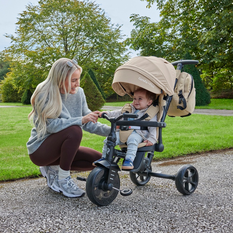 QPlay Comfo Max 6-in-1 Trike Beige