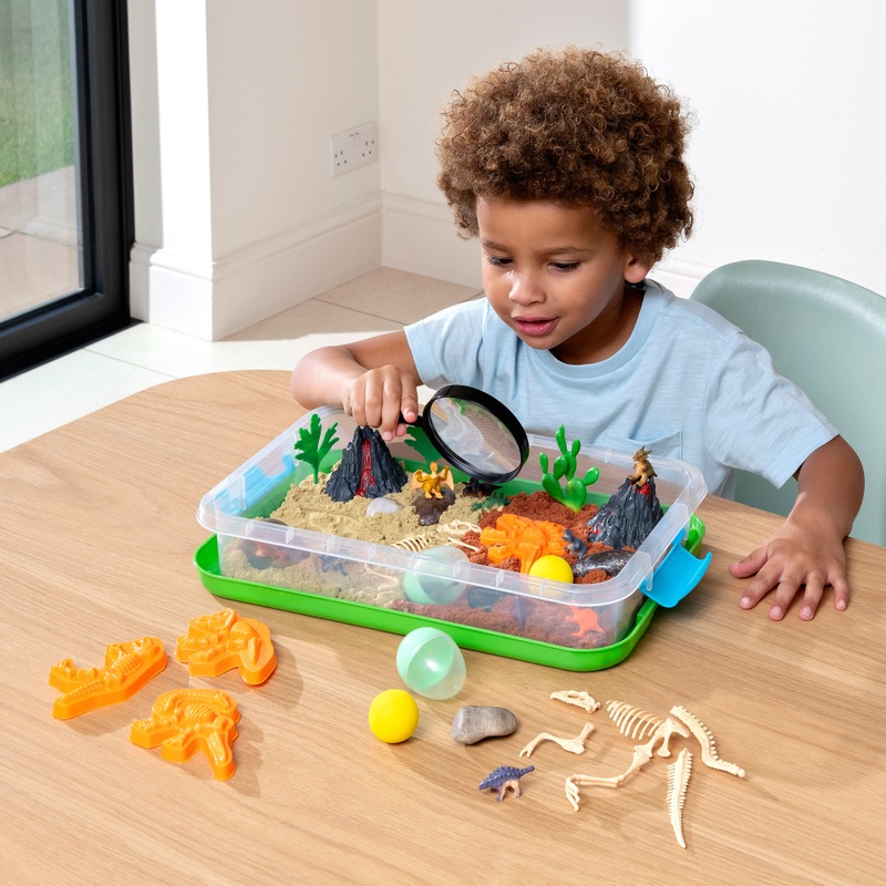 Dinosaur Sensory Sand Bin