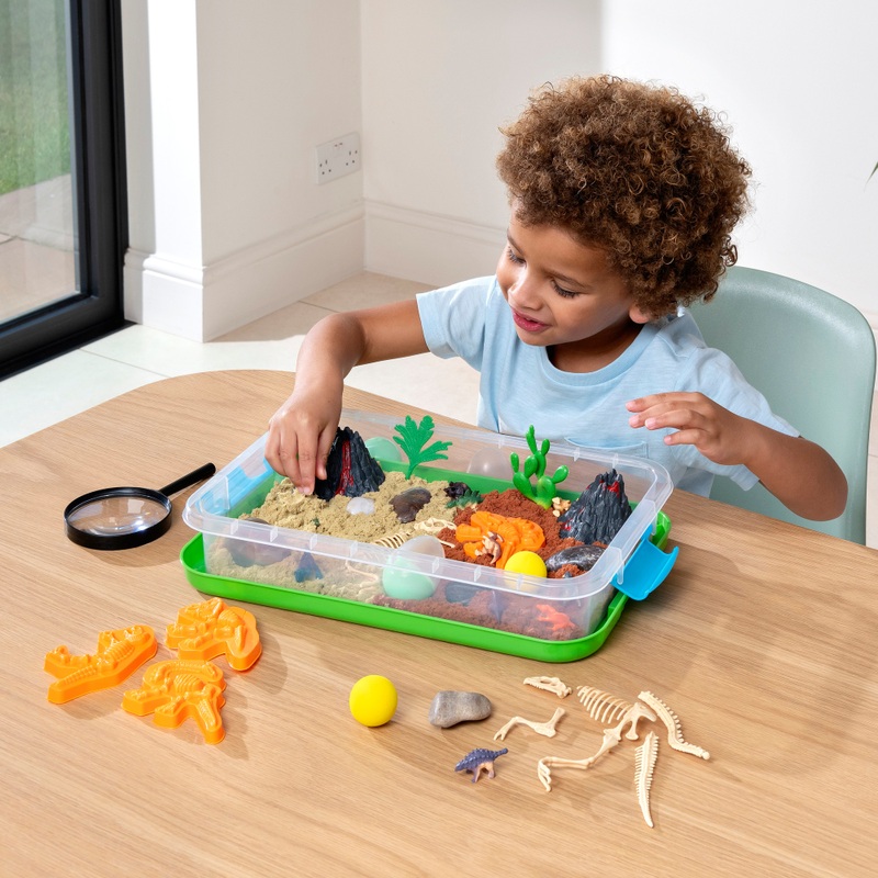 Dinosaur Sensory Sand Bin