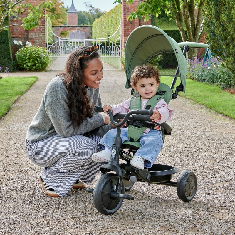 QPlay Elite Platinum 6-in-1 Trike Green