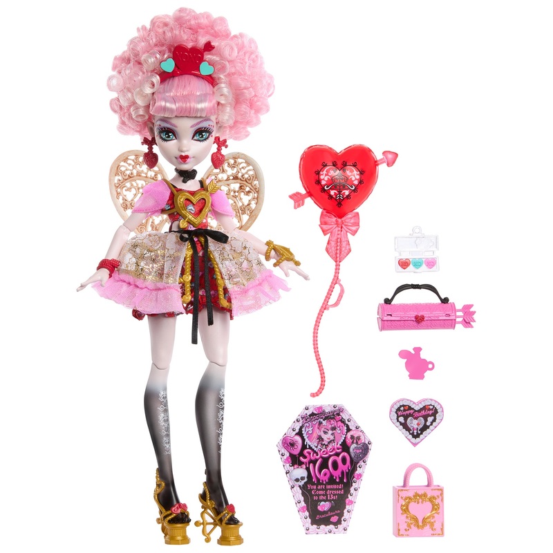 Monster High Scary Sweet Birthday Cupid Asteria Doll 4 Monster High Scary Sweet Birthday Cupid Asteria Doll