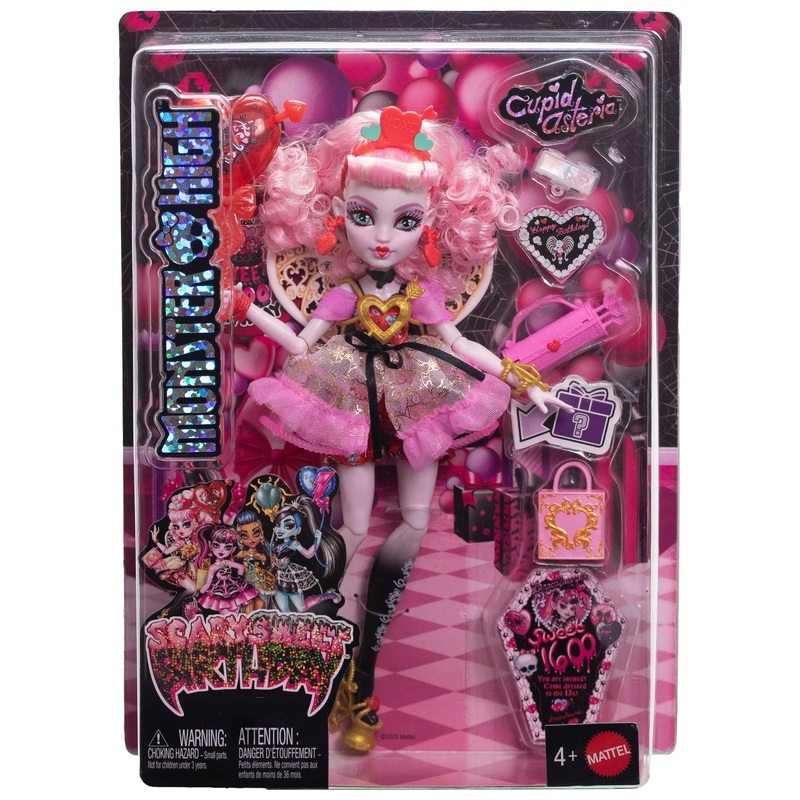 Monster High Scary Sweet Birthday Cupid Asteria Doll 6 Monster High Scary Sweet Birthday Cupid Asteria Doll