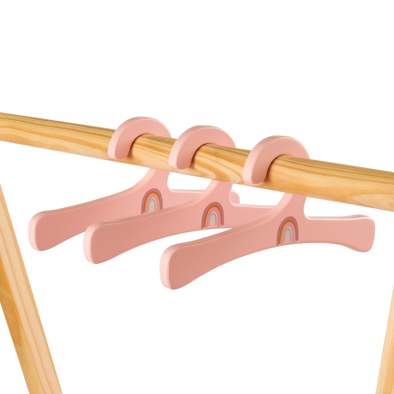 Ivy & Lily Dolls Wooden Clothing Rail
