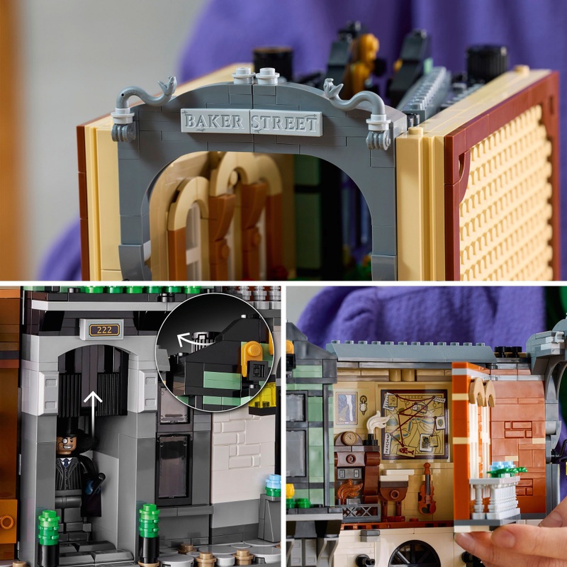 LEGO Icons 10351 Sherlock Holmes: Book Nook Set for Adults 6 LEGO Icons 10351 Sherlock Holmes: Book Nook Set for Adults