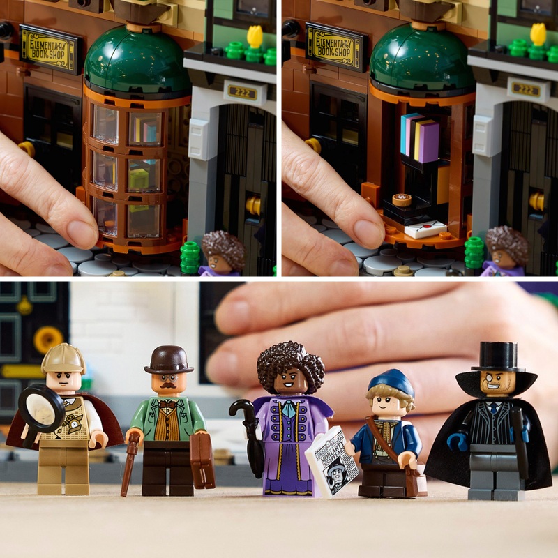 LEGO Icons 10351 Sherlock Holmes: Book Nook Set for Adults 7 LEGO Icons 10351 Sherlock Holmes: Book Nook Set for Adults