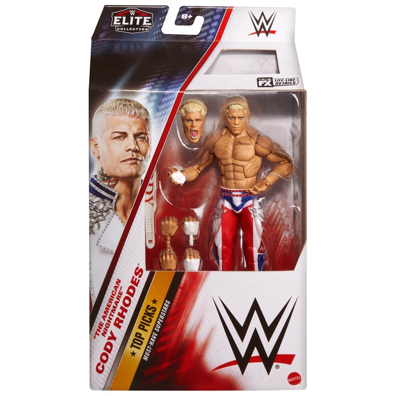 WWE Elite Collection Action Figure Top Picks 'The American Nightmare' Cody Rhodes 6 WWE Elite Collection Action Figure Top Picks 'The American Nightmare' Cody Rhodes
