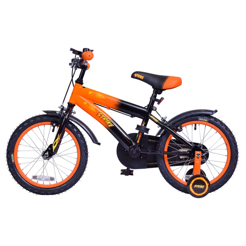 16 Inch Strike Bike Orange 4 16 Inch Strike Bike Orange